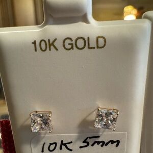 10K Gold Stud Earrings